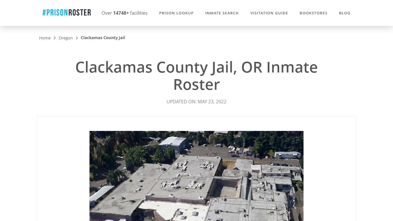 Clackamas County Jail, OR Inmate Roster